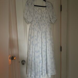 Floral Midi Floral Dress